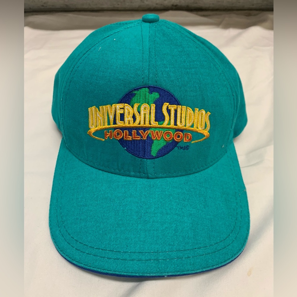 Vintage Universal Studios Hollywood Made in USA Adjustable Snap Back Hat 1999